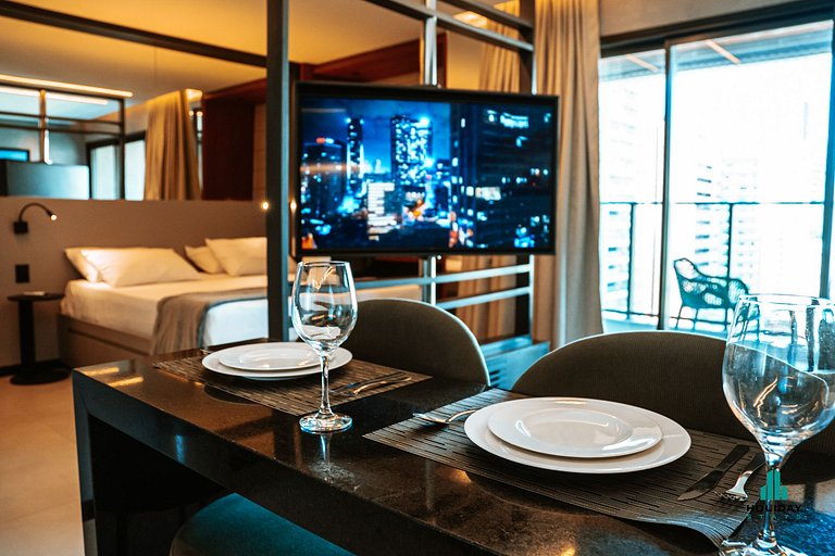 Studio Beach Class Meireles – Rooftop & Piscina