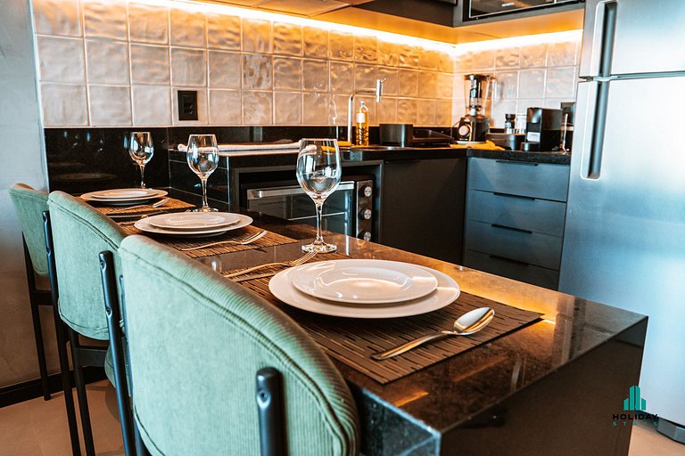 Studio Beach Class Meireles – Rooftop & Piscina