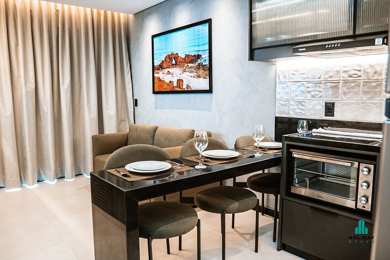 Studio Beach Class Meireles – Rooftop & Piscina