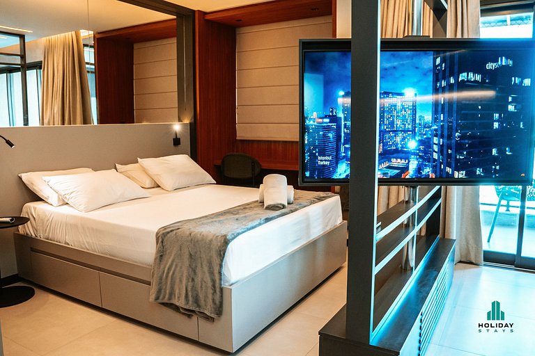 Studio Beach Class Meireles – Rooftop & Piscina