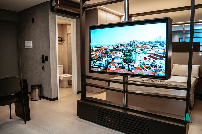 Studio Beach Class Meireles – Rooftop & Piscina