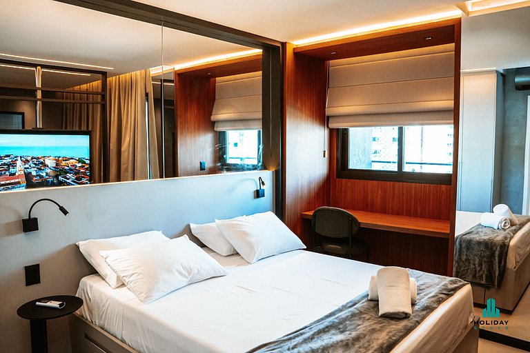 Studio Beach Class Meireles – Rooftop & Piscina