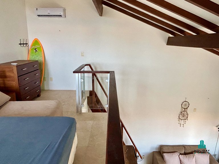 Duplex com vista para o mar