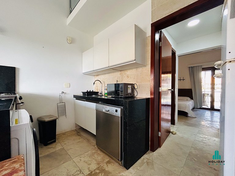 Duplex com vista para o mar