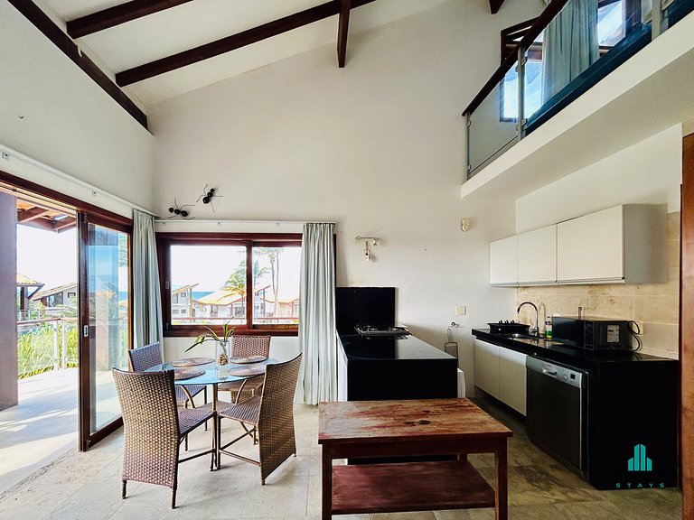 Duplex com vista para o mar