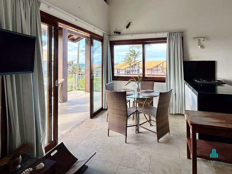 Duplex com vista para o mar