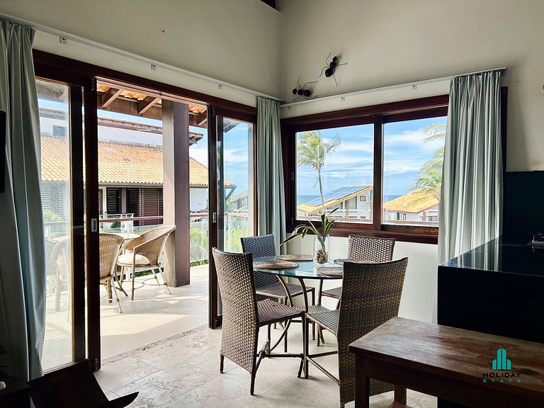 Duplex com vista para o mar