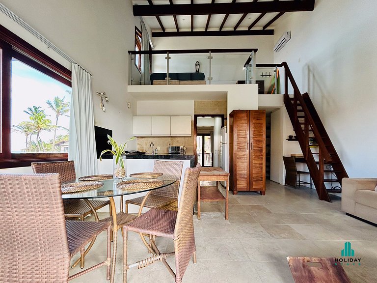Duplex com vista para o mar