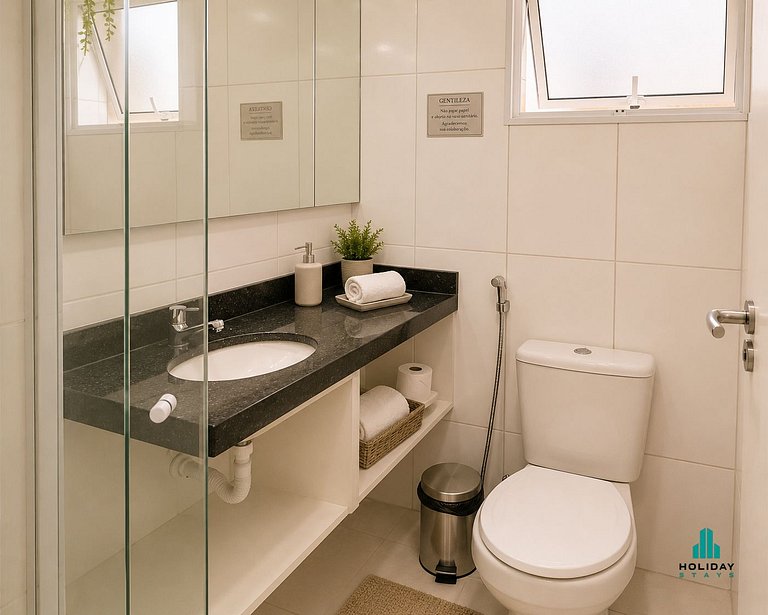 Apartamento 1 Quarto com Vista Parcial para o Mar