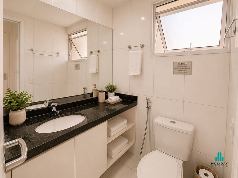 Apartamento 1 Quarto com Vista Parcial para o Mar