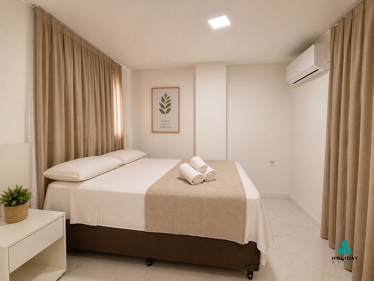 Apartamento 1 Quarto com Vista Parcial para o Mar